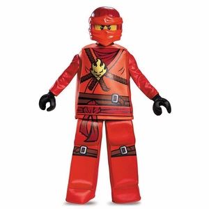 NWT LEGO NINJAGO Costume KAI KIDS LARGE 10-12 RED